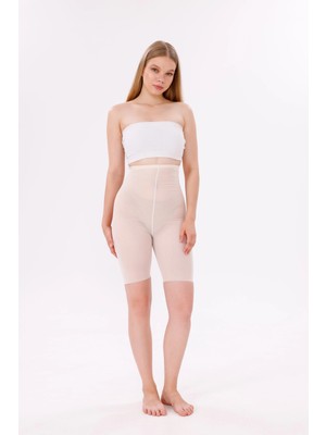 Giyim Freshness 0007 Lazer Kesim Tül Yüksek Bel Şort Korse