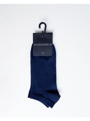 Black On Black Lacivert Erkek Patik Çorap MHL004