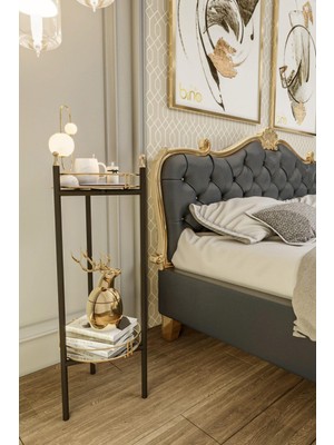 Normadia Metal Komodin Dresuar, 2 Katlı Yatak Odası Düzenleyici, Şık ve Işlevsel