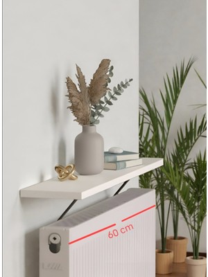 Normadia Şık Beyaz Petek Üstü Dresuar ve Kitaplık, Antre ve Hol Dekorasyonu Için Ideal