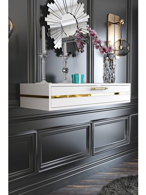 Normadia Şık Beyaz Dresuar, 100 Cm, Modern ve Fonksiyonel Tasarım