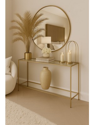 Normadia Modern Kahve Dresuar, Şeffaf Cam, 100 Cm, Şıklık ve Fonksiyonellik