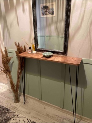 Normadia Oval Kesim Dresuar ve Petek Üstü Duvar Rafı, 120CM Atlantik Modeli