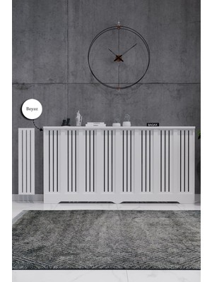 Normadia Beyaz Efes Model Dresuar, Petek Kaplama, Iç Ölçü 156 Cm, Dış Ölçü 160 cm