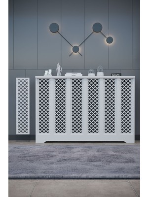 Normadia Beyaz Zeugma Model Dresuar, Petek Kaplama, Iç 116 cm Dış 120 cm