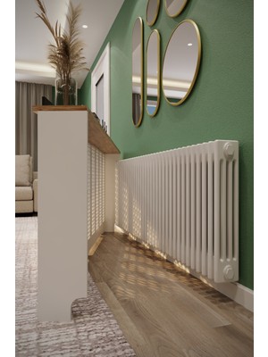 Normadia Bodrum Model Beyaz ve Çam Renkli Modern Dresuar 176-180 cm