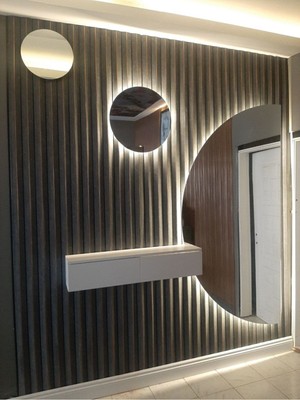 Normadia Şık Modern Antre, Salon ve Mutfak Dresuar, %100 Mdf, Demonte Tasarım