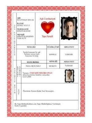 Kyops Aşk Cumhuriyeti Tapusu - Lisinya