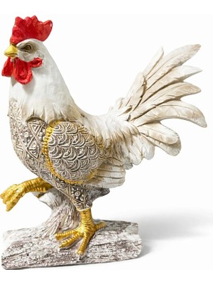 Kyops Özel Tasarım Polyester Horoz Figürü AALK4362 - Lisinya
