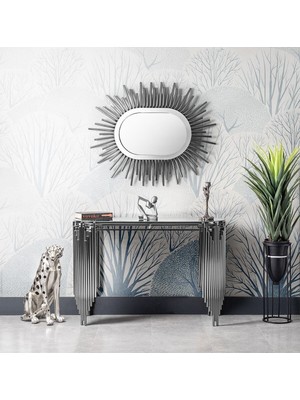 Normadia Aynalı Dresuar Takım, 140 cm Ultra Lak Kaplama, Şık ve Modern Tasarım