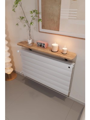 Normadia Şık Petek Üstü Dekoratif Uçan Raf 100 Cm, Pratik ve Estetik Tasarım