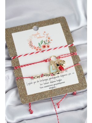 TrentCo Marteniçka Bileklik 3'lü Uğur Böcekli Model - Lisinya