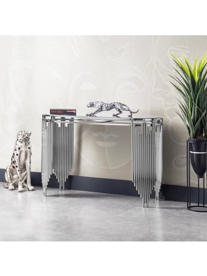 Normadia Lüx Paslanmaz Dresuar, 120CM Uzunluk, Ultra Lak Kaplama, Şık ve Modern Tasarım