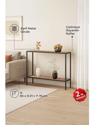 Normadia Küba Dresuar Raflı Dekoratif Kahve Köşesi, Şık ve Fonksiyonel Tasarım