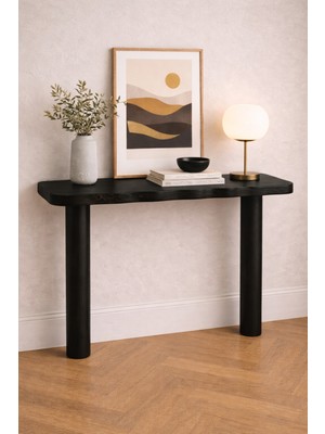 Normadia El Yapımı Masif Çam Dresuar 74X30X85 Cm, Doğal Budaklı Ahşap Tasarım