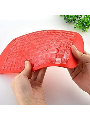 Kyops 160 Bölmeli Mini Küp Silikon Buz Kalıbı Buzluk - Lisinya