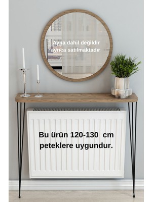 Normadia 140 cm Oval Petek Üstü Raf Dresuar, Şık ve Kullanışlı Tasarım