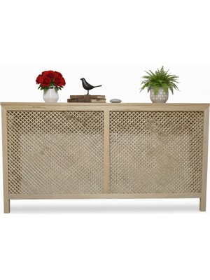 Normadia Şık ve Modern Petek Önü Kaplama Dresuar, 116 Lık Natürel Tasarım