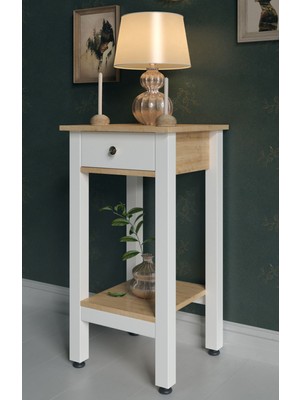 Normadia Şık ve Modern Tek Çekmeceli Dekoratif Dresuar, Zarif Tasarım