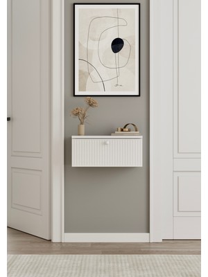 Normadia 50 cm Mdf Duvara Monteli Şık Kapaklı Dolap, Modern ve Kullanışlı Tasarım