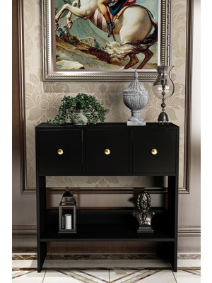 Normadia Şık Siyah Dresuar ile Modern ve Zarif Dekorasyon Hedefleyin