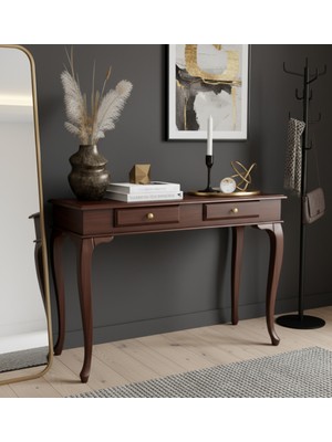 Normadia 120 cm Masif Lükens Ceviz Modern Şık Dresuar