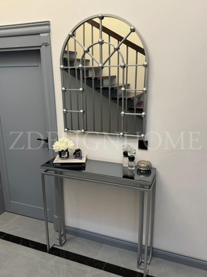 Normadia Şık 80X100 cm Ayna ve 90X30X100 cm Metal Dresuar Takımı Seti