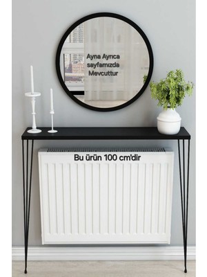 Normadia Şık Siyah Raf, 100CM, 80-90CM Petekler Için Ideal Dresuar Modeli