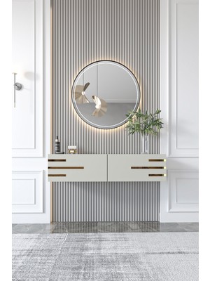 Normadia Modern Kumtaşı Dresuar, Şık ve Dayanıklı 100 cm Ev Dekoru