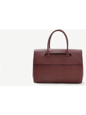 Yargıcı Flother Deri Omuz Çantası