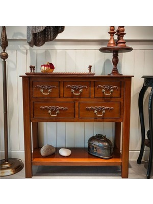 Normadia Şık ve Doğal Görünümde Rustik Dresuar, Fonksiyonel Tasarım Ile.