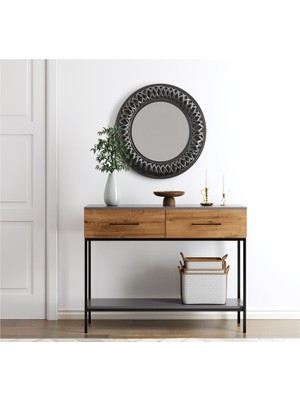 Normadia Şık 2 Çekmeceli ve Raflı Modern Yatak Odası Dolabı