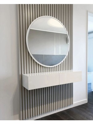 Normadia Beyaz Dolap Koridor Dekoru, Şık ve Fonksiyonel Tasarım