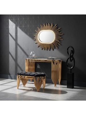 Normadia Şık Gold Piyano Model Dresuar Takımıyla Evinize Zarafet Katın