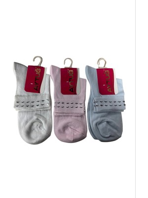 Giyim Aytuğ Taşlı Bayan Soket Çorabı 3 Adet 30319