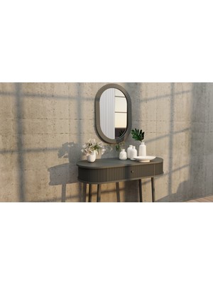 Normadia Renkli Ahşap Ayaklı Dekoratif Bombe Dresuar, Şık ve Modern Tasarım