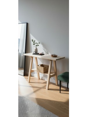 Normadia Doğal Ahşap Dresuar, Şık ve Fonksiyonel Dekoratif Ürün