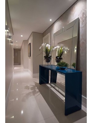 Normadia Şık Dekoratif Ayna 110X180, Dresuar EN170, Yükseklik 80, Derinlik 40