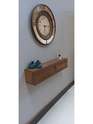 Normadia 100 cm Ceviz Kapaklı Dolap, Modern Salon ve Antre Için Şık Tasarım