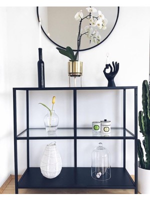Normadia Modern 80 cm Kahve Köşesi, Şık ve Fonksiyonel Konsol Tasarımı