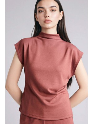 DeFacto Slim Fit Yarım Balıkçı Yaka Tişört F7760AX26SP