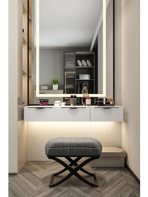 Normadia Modern Atlantis Dresuar, 120 Cm, Şık ve Fonksiyonel Beyaz Tasarım