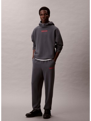 Calvin Klein Jeans Regular Tapered Gri Erkek Eşofman Altı LVGMF5P705CKP Jogger