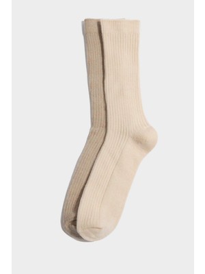 DeFacto Kadın 2'li Yün Kışlık Çorap H1542AXNS