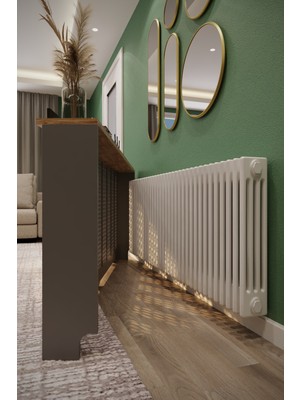 Normadia Antrasit ve Çam Renkli Bodrum Model Dresuar, 176 cm Iç, 180 cm Dış Ölçü