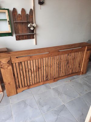Normadia Koyu Ceviz Ahşap Petek Önü Kapama, 2 Metrelik Şık ve Pratik Tasarım