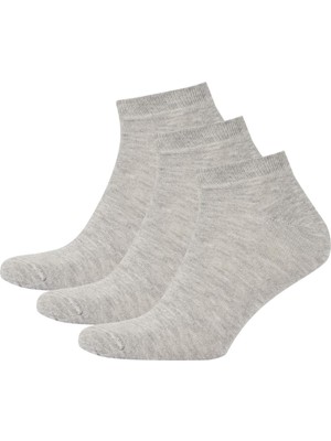 DeFacto Erkek 3lü Pamuklu Patik ÇORAP S3904AZNS