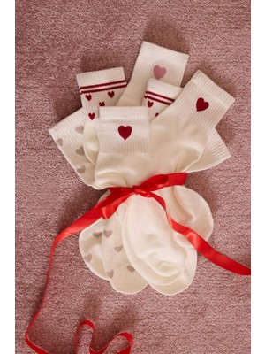 DeFacto Kadın 5'li Pamuklu Soket Çorap G3594AXNS