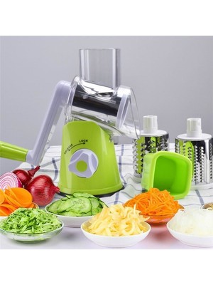 Karahanbey Tutma Kollu Çevirmeli Pratik Rulo Rende Drum Grater - Lisinya