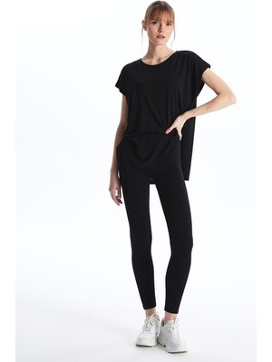 Lc Waikiki Yeni Sezon Beli Lastikli Düz Seamless Kadın Tayt